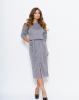 Платья ISSA PLUS 11055  S серый