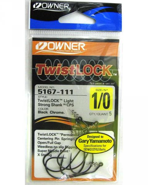 Фото  Крючки Owner 5167-111 Twist Lock №1/0