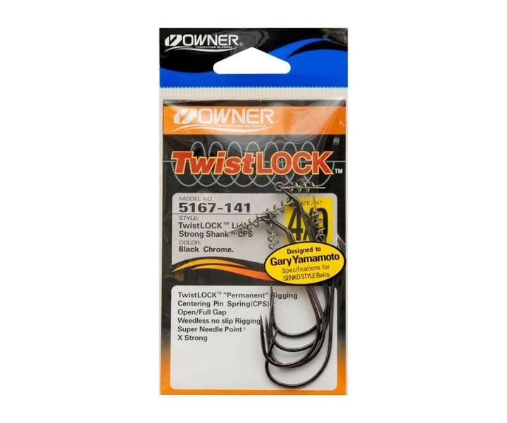 Фото  Крючки Owner 5167-141 Twist Lock №4/0