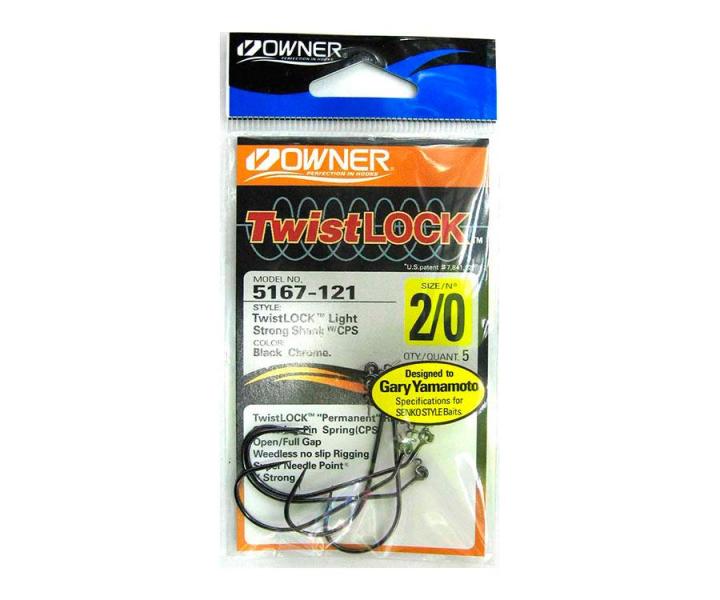 Фото  Крючки Owner 5167-121 Twist Lock №2/0