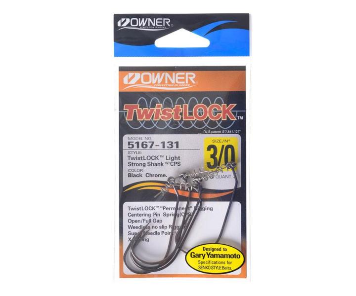 Фото  Крючки Owner 5167-131 Twist Lock №3/0