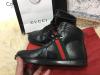  Gucci High Top Snake Embroidered Sneaker Black Кроссовки, кеды мужские в Украине
