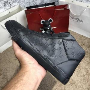 Фото Обувь Gucci Signature High Top Black