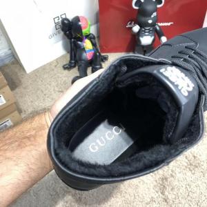 Фото Обувь Gucci Signature High Top Black