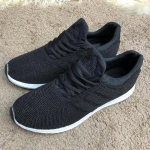 Фото Обувь Adidas UltraBoost Flyknit Black/White