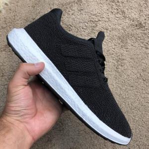 Фото Обувь Adidas UltraBoost Flyknit Black/White
