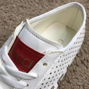 Фото Обувь Gucci Falacer Sneaker Golden Stars White
