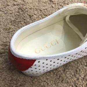 Фото Обувь Gucci Falacer Sneaker Golden Stars White