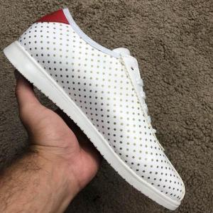 Фото Обувь Gucci Falacer Sneaker Golden Stars White