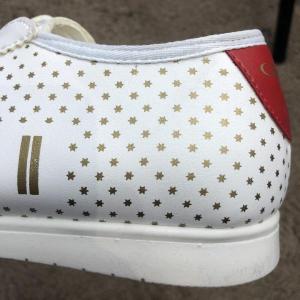 Фото Обувь Gucci Falacer Sneaker Golden Stars White