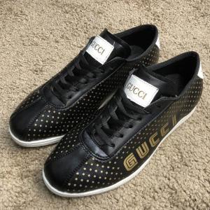 Фото Обувь Gucci Falacer Sneaker Golden Stars Black