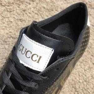 Фото Обувь Gucci Falacer Sneaker Golden Stars Black
