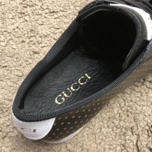 Фото Обувь Gucci Falacer Sneaker Golden Stars Black
