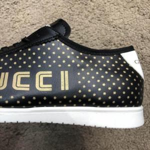 Фото Обувь Gucci Falacer Sneaker Golden Stars Black