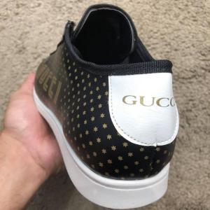 Фото Обувь Gucci Falacer Sneaker Golden Stars Black