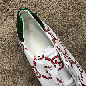 Фото Обувь Gucci Ace Sneaker with GG Print White