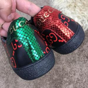 Фото Обувь Gucci Ace Sneaker with GG Print Black