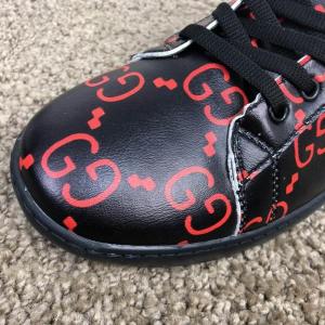 Фото Обувь Gucci Ace Sneaker with GG Print Black