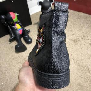 Фото Обувь Gucci High Top Sneaker With Angry Cat Black