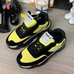 Фото Обувь Кроссовки Balenciaga Triple S 2.0 Black Yellow