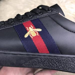 Фото Обувь Gucci Ace Embroidered Sneaker Black