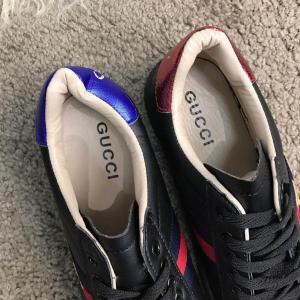 Фото Обувь Gucci Ace Embroidered Sneaker Black