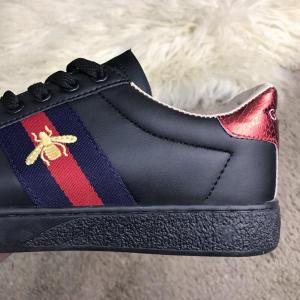 Фото Обувь Gucci Ace Embroidered Sneaker Black