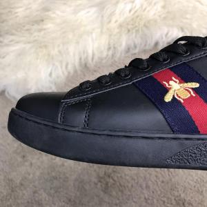 Фото Обувь Gucci Ace Embroidered Sneaker Black