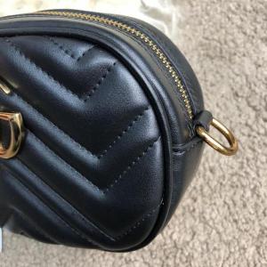 Фото Сумки Gucci GG Marmont Matelassé Belt Bag Black