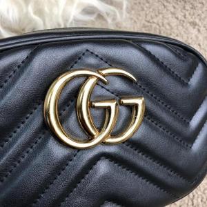 Фото Сумки Gucci GG Marmont Matelassé Belt Bag Black