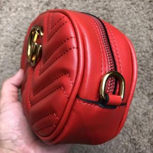 Фото Сумки Gucci Belt Bag GG Marmont Red