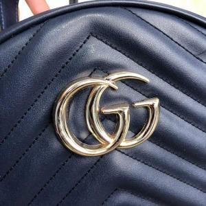 Фото Сумки Gucci GG Marmont Quilted Backpack Blue