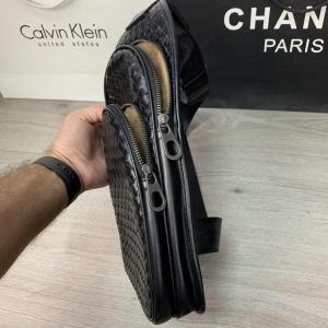 Фото Сумки Bottega Veneta Avenue Sling Bag Nero Intrecciato