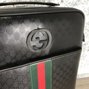 Фото Сумки Gucci Rolling Luggage Signature 55 with Web Black