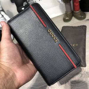 Фото Сумки Gucci Zip Around Ouroboros with Red Stripe Black