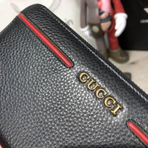 Фото Сумки Gucci Zip Around Ouroboros with Red Stripe Black