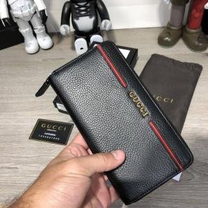 Фото Сумки Gucci Zip Around Ouroboros with Red Stripe Black