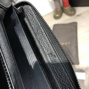 Фото Сумки Gucci Zip Around Ouroboros with Red Stripe Black