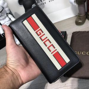 Фото Сумки Gucci Zip Around Gucci Stripe Black