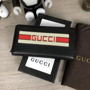 Фото Сумки Gucci Zip Around Gucci Stripe Black