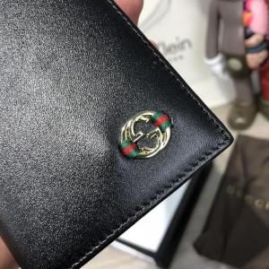 Фото Сумки Gucci Long Wallet G Buckle with Web Black