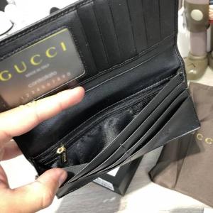 Фото Сумки Gucci Long Wallet G Buckle with Web Black