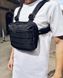 Фото Сумки Нагрудная сумка Пушка Огонь Chest черная