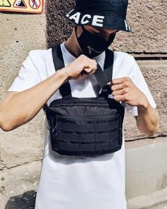 Фото Сумки Нагрудная сумка Пушка Огонь Chest черная