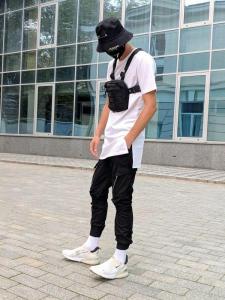 Фото Сумки Нагрудная сумка Пушка Огонь Chest черная