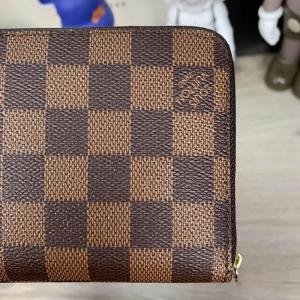 Фото Сумки Бумажник Louis Vuitton Zippy Vertical Damier Ebene