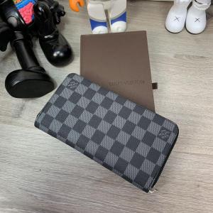 Фото Сумки Бумажник Louis Vuitton Zippy Vertical Damier Graphite