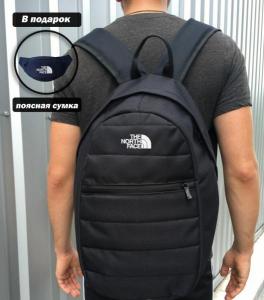 Фото Сумки Комплект рюкзак + бананка TNF черный