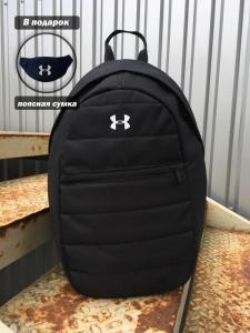 Фото Сумки Комплект рюкзак + бананка Under Armour черный
