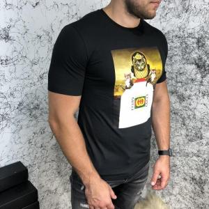 Фото Одежда Gucci T-Shirt #GucciHallucinationl Cat Print Black
